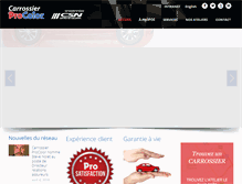 Tablet Screenshot of carrossier-procolor.com